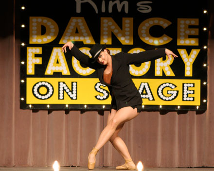 Michelle dancing at the recital